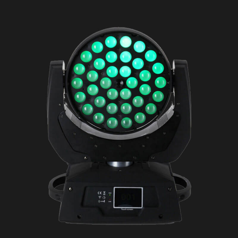 RGBW 36x10w Moving Head Light 4in1 dmx controller Zoom led stage lighting