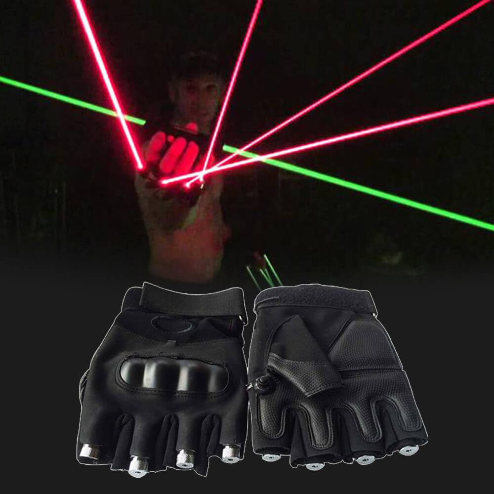 Finger Laser Lights Green and Red Flashing Laser green gloves Flashing Toys for Christmas