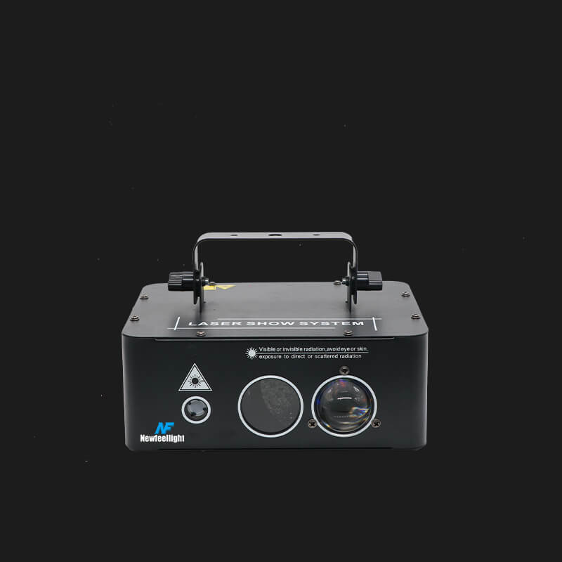 Mini 3 Lens RGRB Hypnotic Aurora Laser Effect LED Projector Light
