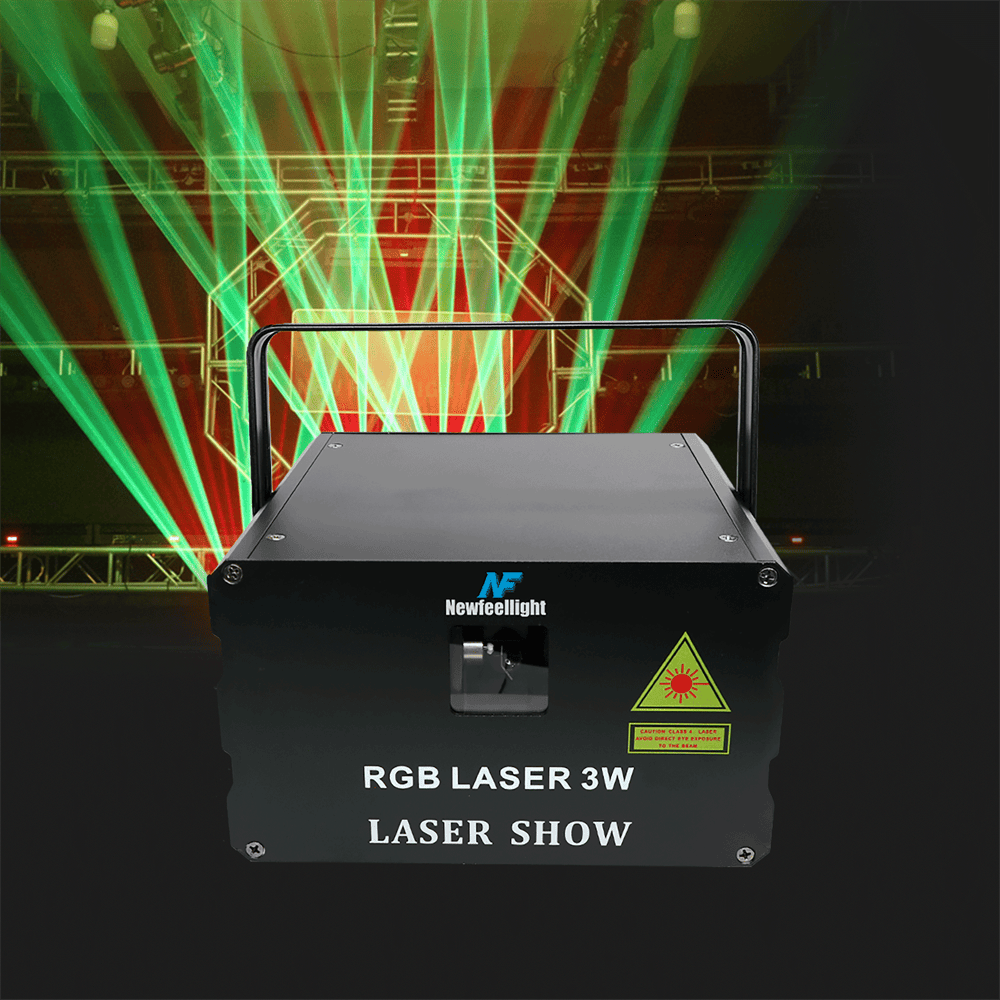 F9 Series 3W/5W ILDA Laser Lights Sound Activated Pro Lighting Fixtures