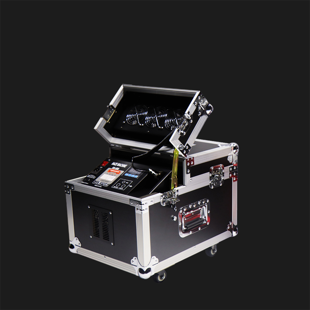 NF-HZ600 Ultimate Haze Machine Durable Flight Case 600W Dual Control with DMX for Stage Events Weddings