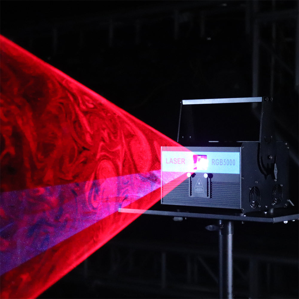 Portable 5W Animation Laser Projector Compatible DMX & ILDA DJ Laser Lights
